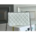 Chanel 22B Trendy CC WOC 19 White So Black Lambskin Hass Factory leather 19cm