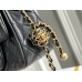 Chanel 22S Classic Flap bag Woven Gold Ball Black Gold Hardware Mini 17 Lambskin Hass Factory leather 13x17x7cm