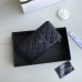 Chanel Classic Wallet Vertical Zipper 19cm Black Silver Hardware Caviar Leather Hass Factory leather 20x10x3cm