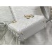 Lady Dior Bag, Grey Lambskin, Champagne Gold Hardware, Small   Four Blocks   20, Size: 20cm