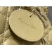 Lady Dior Bag, Apricot Lambskin, Champagne Gold Hardware, Small   Four Blocks   20, Size: 20cm