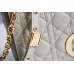 Dior Caro Chain Bag, Apricot, Gold Hardware, Calfskin, Medium 25, Size: 25.5x15.5x8cm