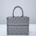 Dior Book Tote, Classic Grey Oblique Embroidery, Medium 36, Size: 36x27x16cm