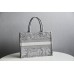 Dior Book Tote, Classic Zoo Oblique Embroidery, Small 26, Size: 26.5x21x14cm