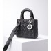 Lady Dior 4-Compartment Bag, 20, Black Lambskin, Model: 8878, Size: 20x16.5x8cm