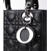 Lady Dior 4-Compartment Bag, 20, Black Lambskin, Model: 8878, Size: 20x16.5x8cm