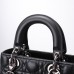 Lady Dior 4-Compartment Bag, 20, Black Lambskin, Model: 8878, Size: 20x16.5x8cm