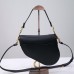 Dior Saddle Bag, Black Calfskin, Gold Hardware, Medium (25.5x20x6.5cm)