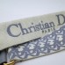 Dior Oblique Shoulder Strap, Classic Gray, Gold Hardware