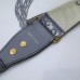 Dior Oblique Shoulder Strap, Classic Gray, Gold Hardware