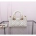 Dior Lady Dior D Joy white lambskin small 16.5cm