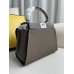 Fendi Peekaboo Small 23 Gray Silver Hardware 23x18x12cm 8BN266