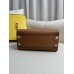 Fendi Peekaboo Small 23 Brown Silver Hardware 23x18x12cm 8BN266