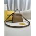 Fendi Peekaboo I See You Mini 20 Brown Gold Clasp 20x15.5x11cm