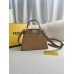 Fendi Peekaboo I See You Mini 20 Brown Gold Clasp 20x15.5x11cm