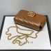 Gucci GG Marmont Mini, 16.5, Brown, Gold Hardware, Size: 16.5x10x5cm, Model: 476433