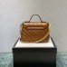 Gucci GG Marmont Small, 21, Brown, Gold Hardware, Size: 21x15x8cm, Model: 547260