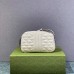 Gucci GG Marmont Geometric Medium, 24, White, Silver Hardware, Size: 24x13x7cm, Model: 443497