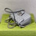 Gucci GG Marmont Geometric Small, 21, Grey, Silver Hardware, Size: 21x15.5x8cm, Model: 583571