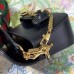 Gucci Horsebit 1955 Super Mini, 12, Black, Full Leather, Gold Hardware, Size: 12x9x4cm, Model: 699760