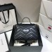 Gucci GG Marmont Mini, 26.5, Black, Model: 498110, Size: 26.5x20x9cm