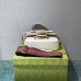 Gucci Horsebit 1955 Mini Bag, White, Full Leather, Model: 658574, Size: 20.5x14.5x5.5cm