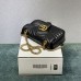 Gucci GG Marmont, 27, Black, Gold Hardware, Model: 443497, Size: 27x15x7cm