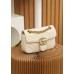 Gucci GG Marmont, 22cm, White, Model: 446744, Size: 22x13x6cm