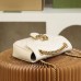 Gucci GG Marmont, 22cm, White, Model: 446744, Size: 22x13x6cm