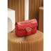 Gucci GG Marmont, 22cm, Red, Model: 446744, Size: 22x13x6cm