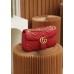 Gucci GG Marmont, 26cm, Red, Model: 443497, Size: 26x15x7cm