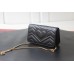 Gucci GG Marmont Mini, 18cm, Black, Model: 488426, Size: 18x10.5x4.5cm