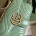 Gucci GG Marmont, Green, 23cm, Model: 446744, Size: 23x14x6cm