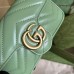 Gucci GG Marmont, Green, 16.5cm, Model: 476433, Size: 16.5x10.2x5.1cm