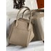 Hermes Hermès Lindy 26cm Imported Evercolor Leather Asphalt Grey Silver Hardware Hand-Stitched