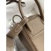 Hermes Hermès Mini Lindy 19cm Imported Taurillon Clemence Leather Dark Grey Silver Hardware Hand-Stitched