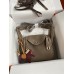 Hermes Hermès Mini Lindy 19cm Imported Taurillon Clemence Leather Dark Grey Silver Hardware Hand-Stitched