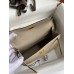 Hermes Hermès Mini Kelly 19cm Imported Epsom Leather Dove Grey Gold Hardware Hand-Stitched