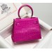 Hermes Hermès Mini Kelly 2 Big-Eared Arabian Nights Purple 19cm Hand-Stitched