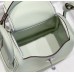 Hermes Hermès Mini Lindy 19 Togo Bubble Color Size: 19.5cm Width 12.5cm Silver Hardware Hand-Stitched