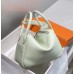 Hermes Hermès Lindy 26 Togo Bubble Green 26cm Silver Hardware Hand-Stitched