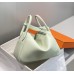 Hermes Hermès Lindy 30 Togo Bubble Green Silver Hardware Hand-Stitched