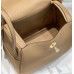 Hermes Hermès Lindy 26 Togo Milk Tea Brown 26cm Silver Hardware Hand-Stitched