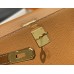 Hermes Hermès Kelly 28 Epsom Brown Gold Hardware Hand-Stitched