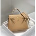 Hermes Hermès Kelly 25 Togo Milk Tea Brown Silver Hardware Hand-Stitched