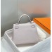 Hermes Hermès Kelly 25 Togo Dreamy Purple Silver Hardware Hand-Stitched