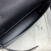 Hermes Hermès Kelly Elan 27 Goat Skin Black Silver Hardware Hand-Stitched