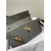 Hermes Hermès Kelly WOC 20.5 Dark Grey Epsom Gold Hardware 20.5 x 11 x 2 cm Hand-Stitched