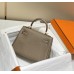 Hermes Hermès Mini Kelly 19 Togo Grey Gold Hardware Hand-Stitched