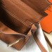 Hermes Hermès Mini Kelly 19 Togo Brown Gold Hardware Hand-Stitched